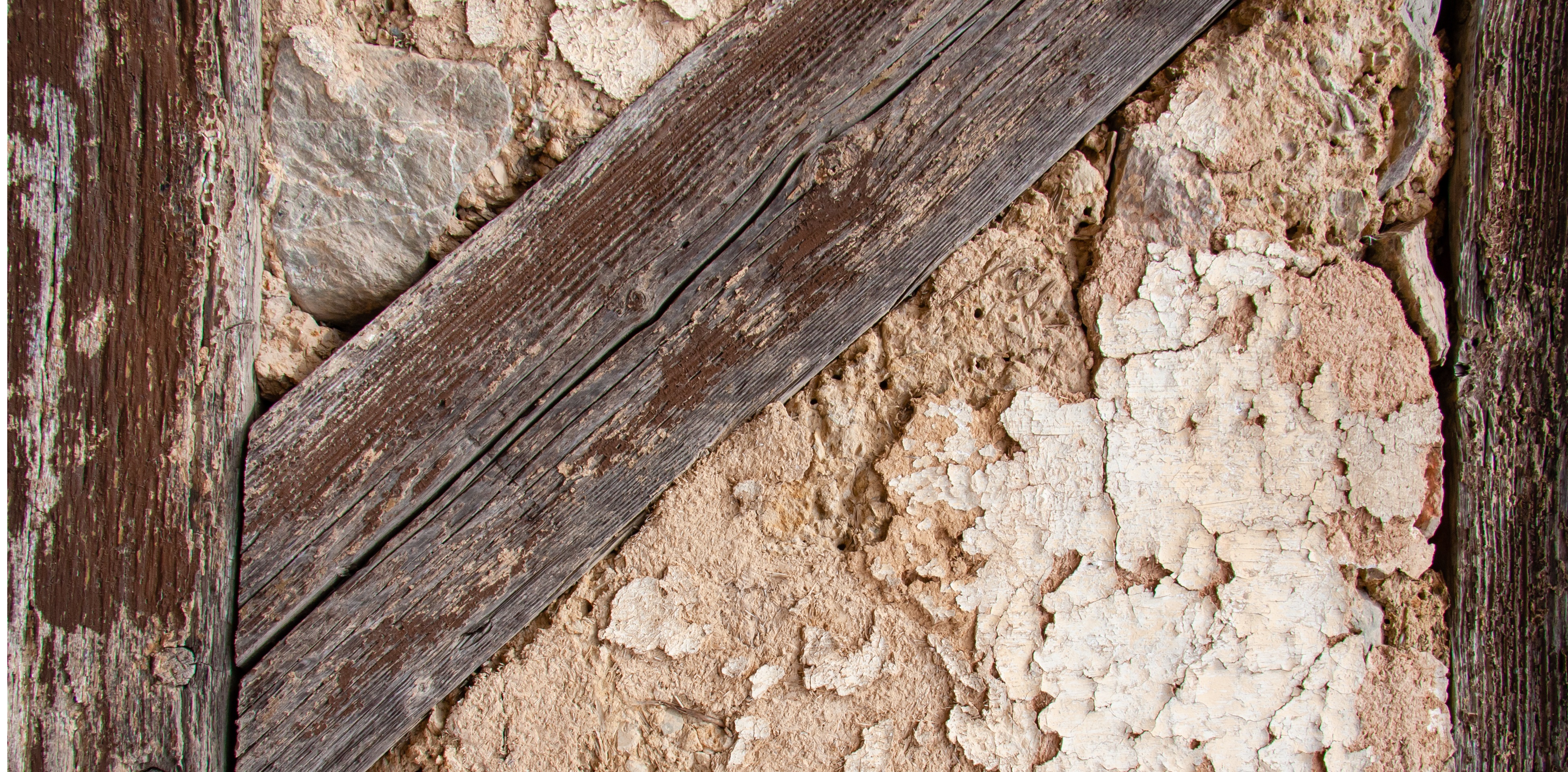 Fachwerk mit beschädigtem Gefach