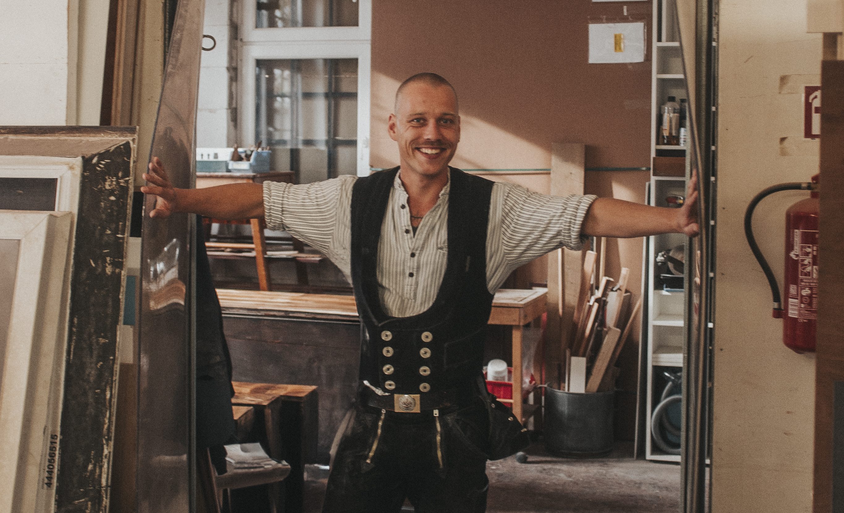 Zimmerermeister Laurien Bock (Der Holzbock) © Jan Paul Kersig / Paraoxid
